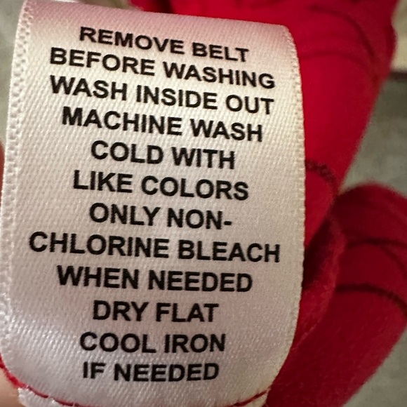 ELLE Red & Black A-Line Dress - Size 8 (No‎ Belt) - Picture 6 of 7